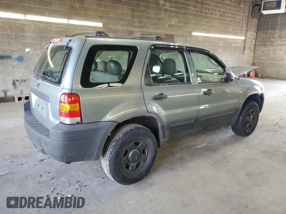 2005 Ford Escape XLS Value with VIN 1FMYU02Z45KB16795, listed as a Copart auction lot 76715344 with 196,424 mi miles and Salvage Title. Bid and sale history available at carsss.com. Image 3.