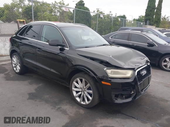 2015 Audi Q3 Premium Plus with VIN WA1EFCFS8FR002771, listed as a IAAI auction lot 42408746 with 115,564 mi miles and . Bid and sale history available at DreamBid. Image 1.