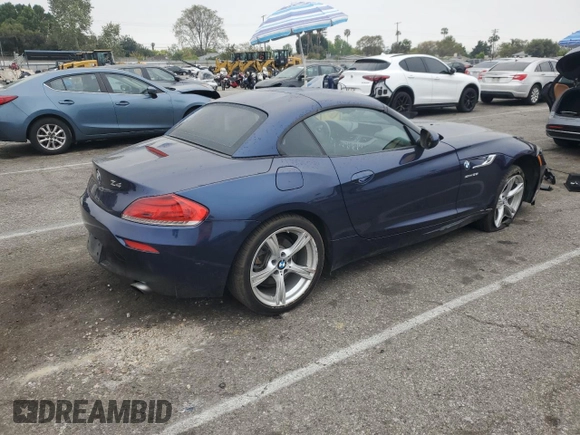 2012 BMW Z4 sDrive35i with VIN WBALM7C56CE384825, listed as a Copart auction lot 53083945 with 87,474 mi miles and Salvage Title. Bid and sale history available at carsss.com. Image 3.
