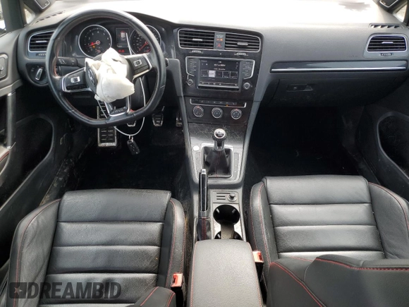 2016 Volkswagen Golf GTI SE w/Performance Pkg with VIN 3VW547AUXGM015744, listed as a Copart auction lot 47677445 with 130,490 mi miles and Salvage Title. Bid and sale history available at carsss.com. Image 8.