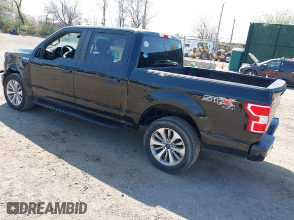 2018 Ford F-150 XL with VIN 1FTEW1EP2JFE13018, listed as a IAAI auction lot 42040276 with 97,563 mi miles. Bid and sale history available at carsss.com. Image 3.