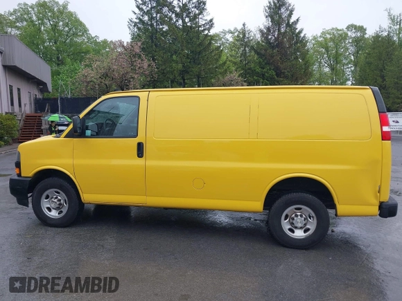 2021 Chevrolet Express Cargo with VIN 1GCWGAFP8M1175127, listed as a IAAI auction lot 42202604 with 48,768 mi miles and . Bid and sale history available at DreamBid. Image 14.