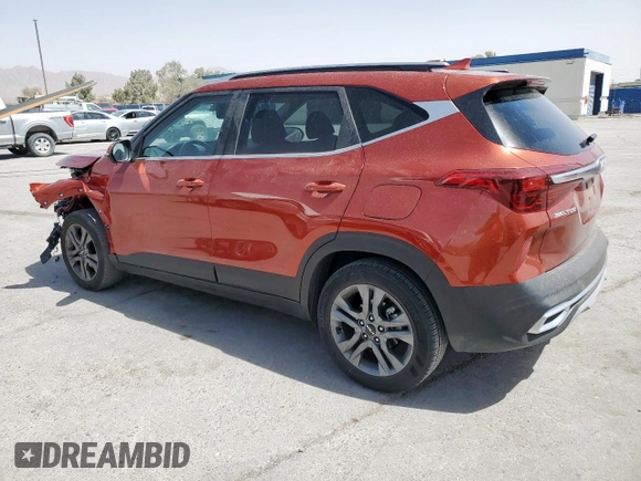 2023 Kia Seltos S with VIN KNDEU2AAXP7373786, listed as a Copart auction lot 57609165 with 6,524 mi miles and Clean title. Bid and sale history available at DreamBid. Image 2.