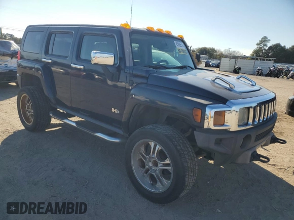 2007 Hummer H3 SUV with VIN 5GTDN13E978101610, listed as a Copart auction lot 83989514 with 224,987 mi miles and Clean Title. Bid and sale history available at carsss.com. Image 4.