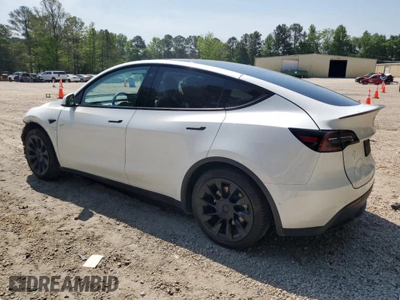 2022 Tesla Model Y Long Range z VIN 7SAYGDEE1NF354633, wystawiony jako Copart lot #55221835 z przebiegiem 53 821 mil mil oraz Szkoda całkowita • Salvage title. Historia ofert i sprzedaży dostępna na DreamBid. Obrazek 2.