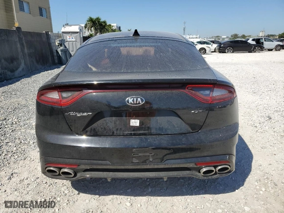 2019 Kia Stinger GT with VIN KNAE35LCXK6055410, listed as a Copart auction lot 48775755 with 72,549 mi miles and Salvage Title. Bid and sale history available at carsss.com. Image 6.
