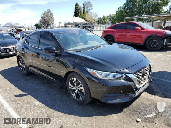2022 Nissan Sentra SV with VIN 3N1AB8CV8NY271411, listed as a Copart auction lot 50575695 with 1,949 mi miles and Clean Title. Bid and sale history available at carsss.com. Image 4.