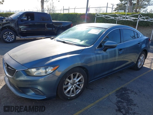 2015 Mazda Mazda6 i Sport with VIN JM1GJ1U57F1179440, listed as a IAAI auction lot 41361324 with 93,422 mi miles. Bid and sale history available at carsss.com. Image 2.