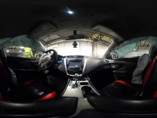 2018 Nissan Murano Platinum with VIN 5N1AZ2MH5JN159098, listed as a IAAI auction lot 41884369 with 106,828 mi miles. Bid and sale history available at carsss.com. Image 18.
