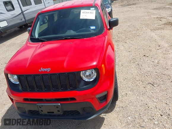 2021 Jeep Renegade Upland with VIN ZACNJDAB4MPM26829, listed as a IAAI auction lot 42261361 with 16,417 mi miles and . Bid and sale history available at DreamBid. Image 6.