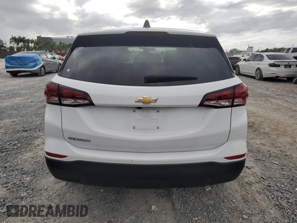 2024 Chevrolet Equinox LS with VIN 3GNAXHEG9RL232818, listed as a Copart auction lot 52411955 with Not Provided miles and Non Repairable. Bid and sale history available at DreamBid. Image 6.