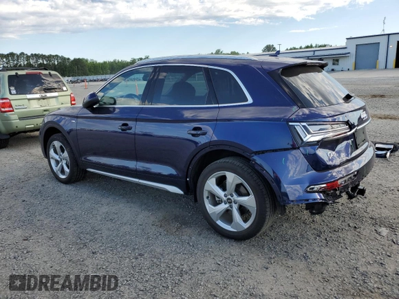 2024 Audi Q5 S line Premium Plus with VIN WA1EAAFY7R2088014, listed as a Copart auction lot 57325045 with 5,231 mi miles and Salvage title. Bid and sale history available at DreamBid. Image 2.