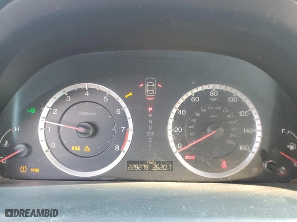 2010 Honda Accord Cpe LX-S with VIN 1HGCS1B30AA000999, listed as a Copart auction lot 52032225 with 228,279 mi miles and Salvage Title. Bid and sale history available at carsss.com. Image 9.