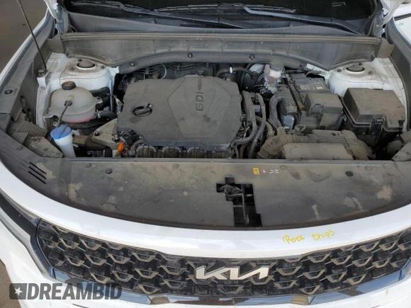 2023 Kia Sorento S with VIN 5XYRL4LC9PG213111, listed as a Copart auction lot 59226685 with 43,738 mi miles and Salvage title. Bid and sale history available at DreamBid. Image 12.