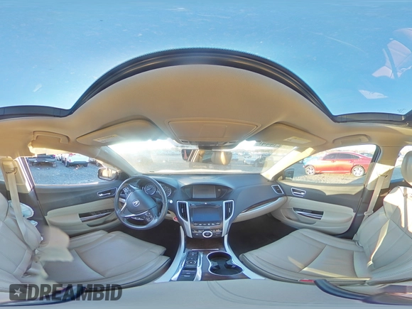 2020 Acura TLX w/Technology Pkg with VIN 19UUB2F49LA002850, listed as a Copart auction lot 83321444 with 49,890 mi miles and Salvage Title. Bid and sale history available at carsss.com. Image 12.