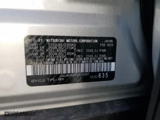 2023 Mitsubishi Outlander SE with VIN JA4J4UA88PZ039987, listed as a Copart auction lot 41836125 with 17,982 mi miles and Salvage Title. Bid and sale history available at carsss.com. Image 15.