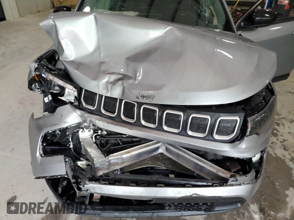 2022 Jeep Compass Latitude с VIN 3C4NJCBB1NT112755, выставлен на аукционе Copart как лот 56114405 с пробегом 45 961 миль миль и На запчасти • Non repairable. История ставок и продаж доступна на DreamBid. Изображение 12.