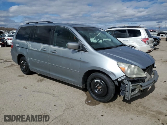 2006 Honda Odyssey EX-L with VIN 5FNRL38756B055801, listed as a Copart auction lot 50275585 with 194,499 mi miles and Salvage Title. Bid and sale history available at carsss.com. Image 4.