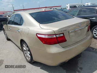 2007 Lexus LS 460 with VIN JTHBL46F775000849, listed as a IAAI auction lot 42551118 with 137,836 mi miles and . Bid and sale history available at DreamBid. Image 3.