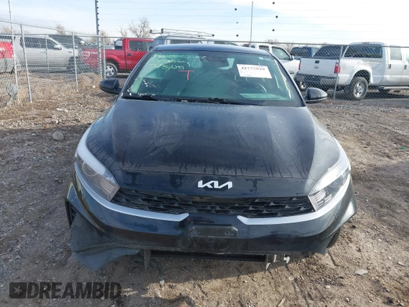 2023 Kia Forte LXS with VIN 3KPF24AD8PE645736, listed as a IAAI auction lot 41777929 with 58,291 mi miles. Bid and sale history available at carsss.com. Image 6.