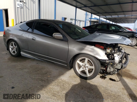 2002 Acura RSX Type S with VIN JH4DC53092C017168, listed as a Copart auction lot 50977335 with 242,558 mi miles and Salvage Title. Bid and sale history available at carsss.com. Image 4.