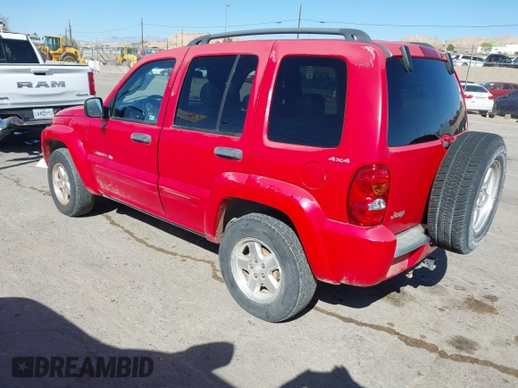 2002 Jeep Liberty Limited with VIN 1J4GL58K22W109515, listed as a IAAI auction lot 41936797 with 100,614 mi miles and . Bid and sale history available at carsss.com. Image 3.