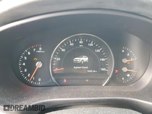 2019 Kia Sorento EX Sport with VIN 5XYPH4A58KG463994, listed as a Copart auction lot 44378215 with 100,514 mi miles and Salvage title. Bid and sale history available at DreamBid. Image 9.