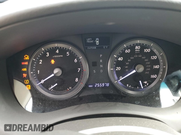 2012 Lexus ES with VIN JTHBK1EG7C2504440, listed as a Copart auction lot 50044775 with 255,978 mi miles and Salvage Title. Bid and sale history available at carsss.com. Image 9.