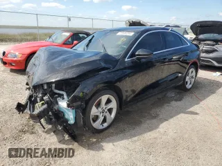 2023 Audi A3 Premium with VIN WAUAUDGYXPA103763, listed as a Copart auction lot 87372944 with 31,084 mi miles and Non Repairable. Bid and sale history available at carsss.com. Image 1.