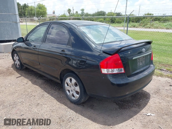 2008 Kia Spectra EX with VIN KNAFE121185519836, listed as a IAAI auction lot 42588551 with 132,221 mi miles and . Bid and sale history available at DreamBid. Image 3.