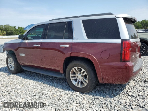 2019 Chevrolet Tahoe LT z VIN 1GNSKBKC1KR395673, wystawiony jako Copart lot #56041725 z przebiegiem 59 766 mil mil oraz Szkoda całkowita • Salvage title. Historia ofert i sprzedaży dostępna na DreamBid. Obrazek 2.