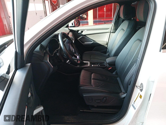 2023 Audi Q3 S line Premium with VIN WA1DECF39P1106631, listed as a IAAI auction lot 42793227 with 45,625 mi miles and . Bid and sale history available at DreamBid. Image 27.