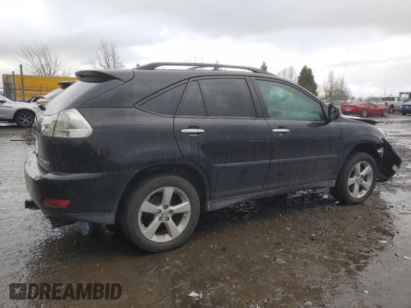2008 Lexus RX with VIN 2T2HK31U48C048873, listed as a Copart auction lot 45424425 with 206,669 mi miles and Salvage Title. Bid and sale history available at carsss.com. Image 3.