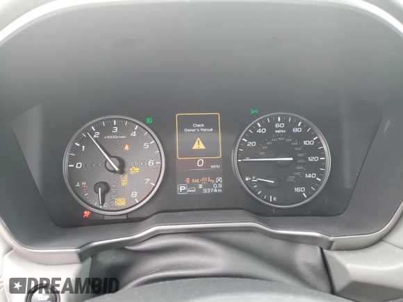 2024 Subaru Outback Limited XT with VIN 4S4BTGND7R3177303, listed as a Copart auction lot 55177725 with 9,374 mi miles and Salvage title. Bid and sale history available at DreamBid. Image 9.