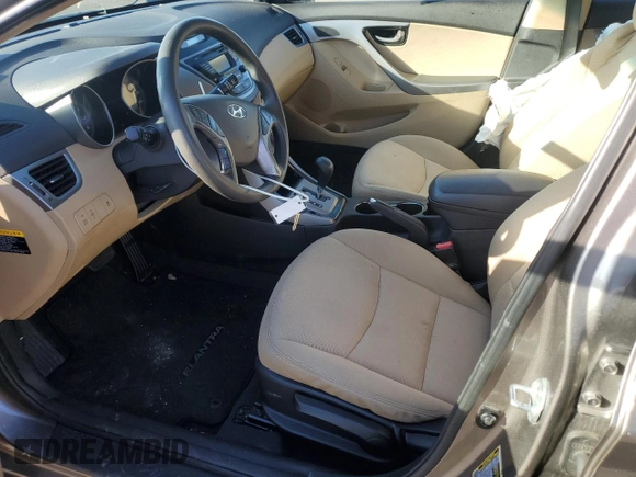2013 Hyundai Elantra Limited with VIN 5NPDH4AE3DH255665, listed as a Copart auction lot 45544645 with 88,683 mi miles and Salvage Title. Bid and sale history available at DreamBid. Image 7.
