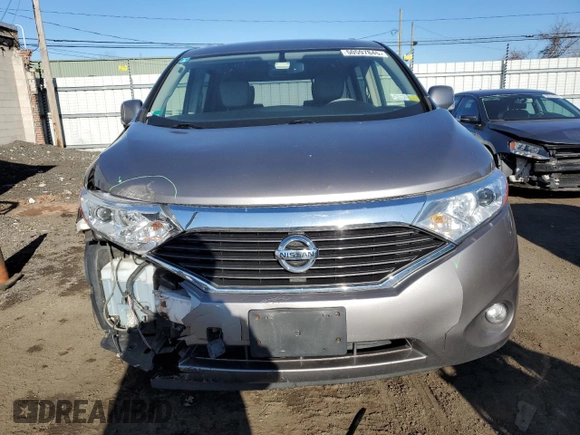 2012 Nissan Quest LE z VIN JN8AE2KP8C9046806, wystawiony jako Copart lot #50597845 z przebiegiem 148 153 mil mil oraz Szkoda całkowita • Salvage title. Historia ofert i sprzedaży dostępna na DreamBid. Obrazek 5.