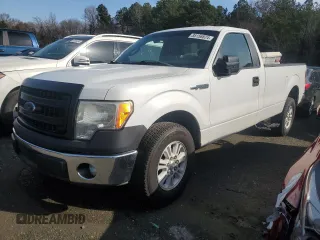 2013 Ford F-150 XL with VIN 1FTPF1CF6DKG35172, listed as a Copart auction lot 85156824 with 202,951 mi miles and Salvage title. Bid and sale history available at DreamBid. Image 1.