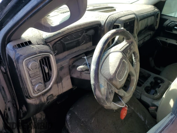 2022 GMC Sierra 1500 SLT with VIN 3GTU9DED8NG180664, listed as a Copart auction lot 47033665 with Not Provided miles and Salvage Title. Bid and sale history available at DreamBid. Image 8.