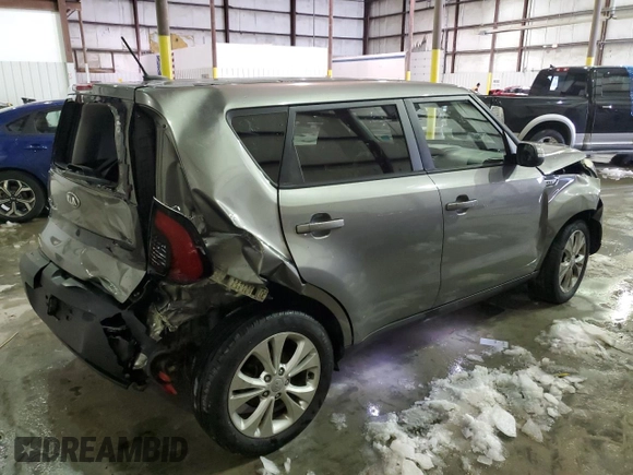 2014 Kia Soul + with VIN KNDJP3A54E7081126, listed as a Copart auction lot 41398675 with 132,116 mi miles and Non Repairable. Bid and sale history available at carsss.com. Image 3.