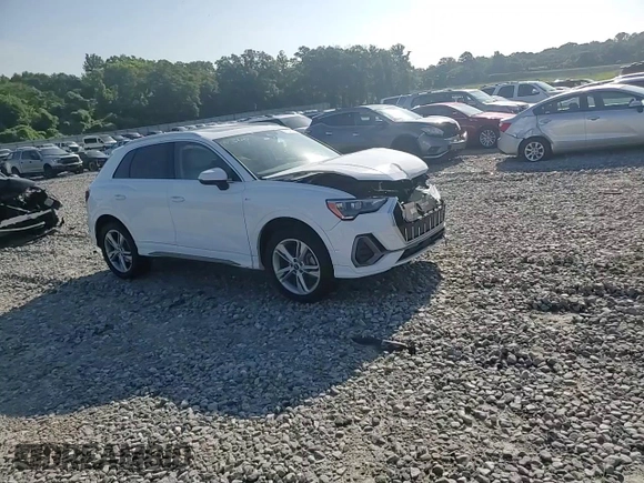 2021 Audi Q3 S line Premium with VIN WA1DECF37M1028653, listed as a Copart auction lot 61348155 with 42,322 mi miles and Salvage title. Bid and sale history available at DreamBid. Image 13.