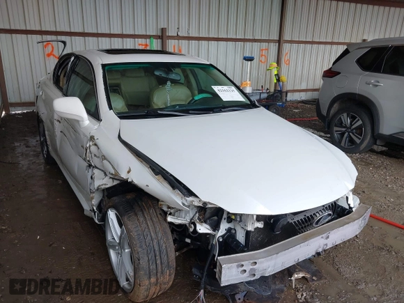 2008 Lexus IS 250 with VIN JTHBK262185067856, listed as a IAAI auction lot 42162125 with 179,865 mi miles and . Bid and sale history available at DreamBid. Image 1.