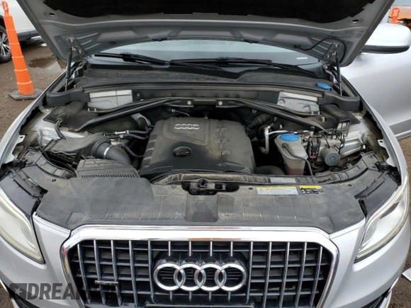 2013 Audi Q5 Premium Plus with VIN WA1LFAFP1DA051958, listed as a Copart auction lot 59240815 with 130,470 mi miles and Salvage title. Bid and sale history available at DreamBid. Image 12.