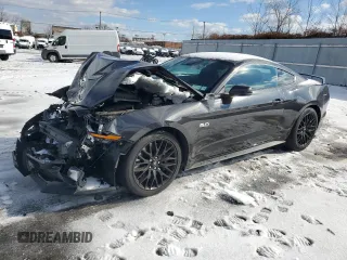 2023 Ford Mustang GT with VIN 1FA6P8CF0P5303397, listed as a Copart auction lot 44587305 with 15,369 mi miles and Salvage Title. Bid and sale history available at carsss.com. Image 1.