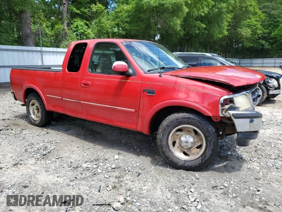 1998 Ford F-150 with VIN 1FTZX1760WNB98481, listed as a Copart auction lot 55586895 with 156,331 mi miles and Salvage title. Bid and sale history available at DreamBid. Image 4.