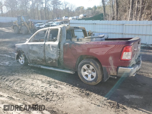 2022 Ram 1500 Big Horn z VIN 1C6SRFBT1NN162956, wystawiony jako Copart lot #49651225 z przebiegiem Nie podano mil oraz Szkoda całkowita • Salvage title. Historia ofert i sprzedaży dostępna na DreamBid. Obrazek 2.