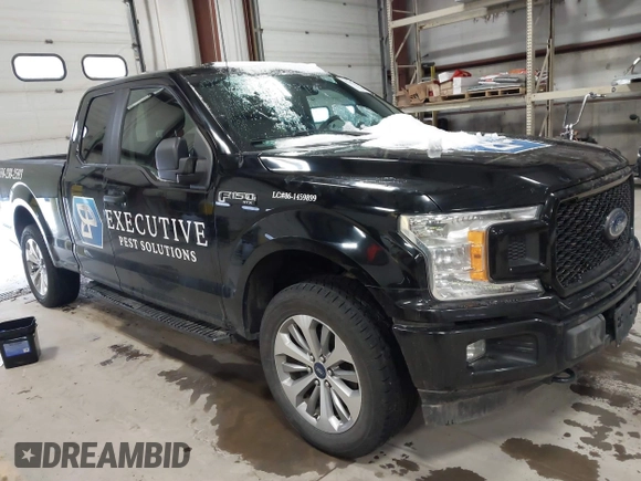 2018 Ford F-150 XL with VIN 1FTEX1EP8JFA84774, listed as a IAAI auction lot 41253538 with 178,457 mi miles and . Bid and sale history available at DreamBid. Image 1.