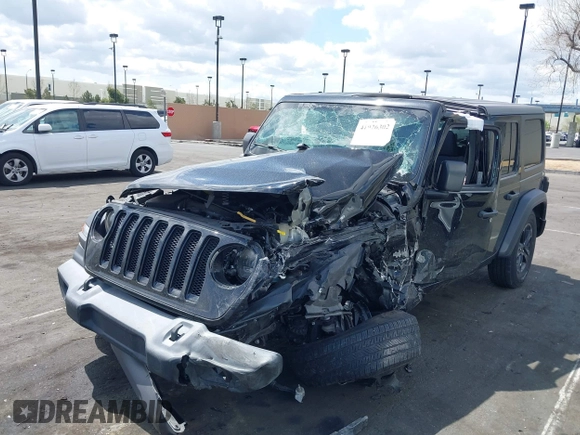 2023 Jeep Wrangler Sport S с VIN 1C4HJXDN5PW634233, выставлен на аукционе IAAI как лот 41926302 с пробегом 14 422 миль миль и . История ставок и продаж доступна на DreamBid. Изображение 6.