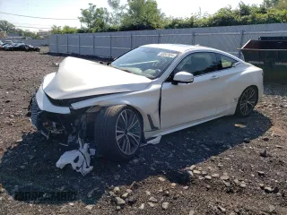 2021 Infiniti Q60 Luxe with VIN JN1EV7KL5MM470128, listed as a Copart auction lot 65347624 with 17,651 mi miles and Salvage title. Bid and sale history available at DreamBid. Image 1.