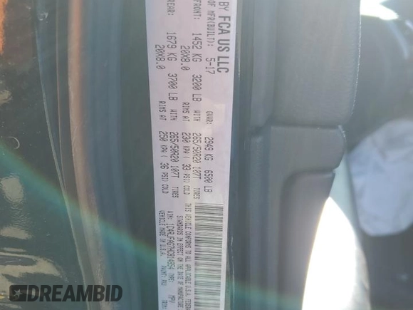 2017 Jeep Grand Cherokee Altitude z VIN 1C4RJFAG7HC814854, wystawiony jako Copart lot #45014835 z przebiegiem Nie podano mil oraz Szkoda całkowita • Salvage title. Historia ofert i sprzedaży dostępna na DreamBid. Obrazek 12.