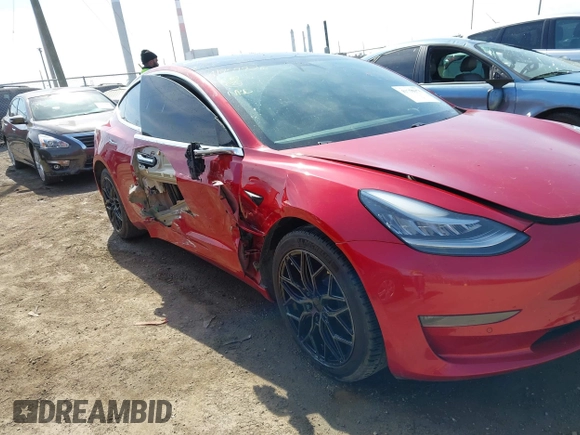2020 Tesla Model 3 Long Range with VIN 5YJ3E1EB9LF666066, listed as a IAAI auction lot 41759976 with 69,323 mi miles. Bid and sale history available at carsss.com. Image 6.
